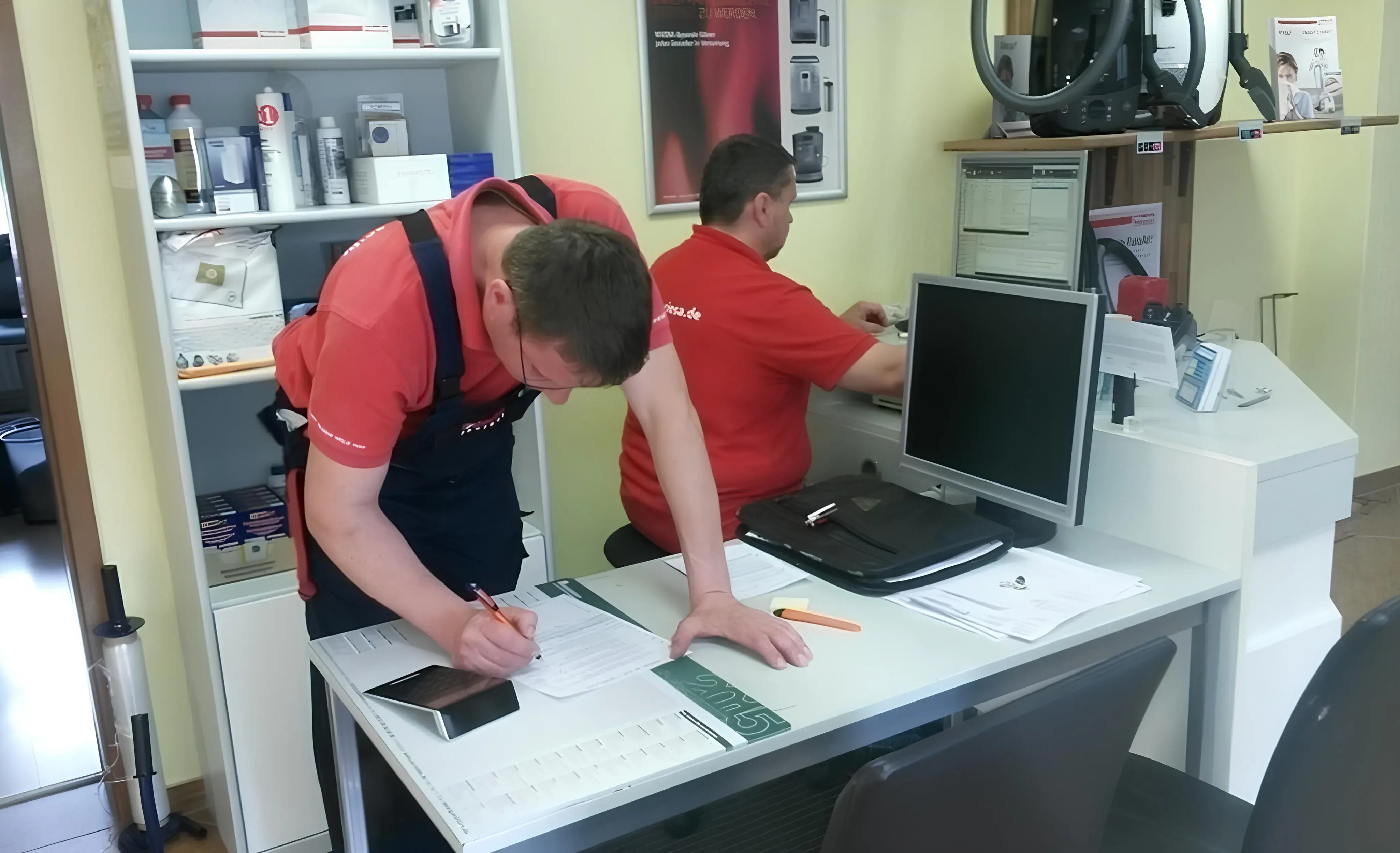 Mitarbeiter im Büro