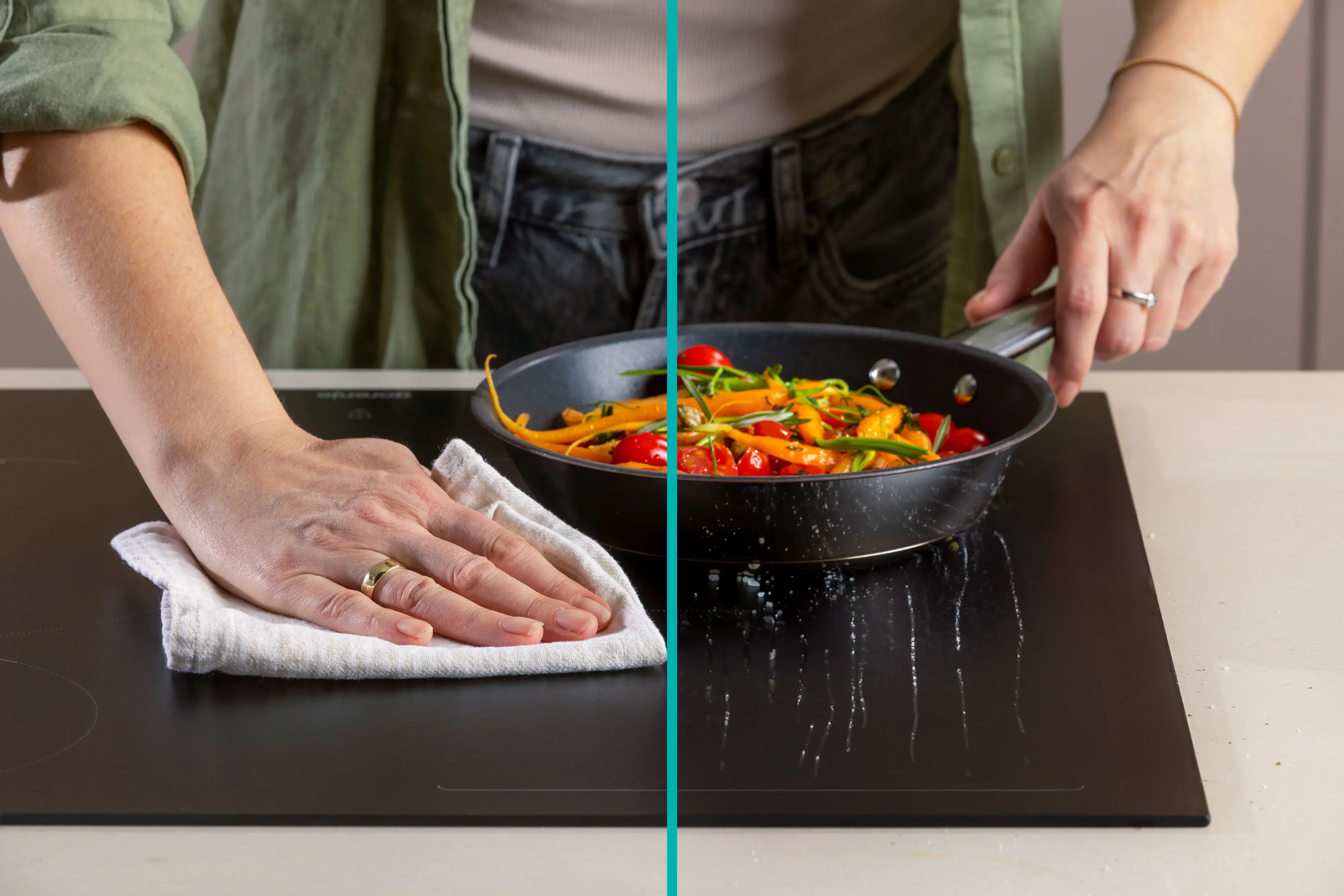 Gorenje Gorenje InfiniteMatt Kochfeld kratzresistente matte Oberfläche leicht zu reinigen
